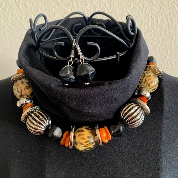 BOHO Animal Print Choker - Picture 1 of 5
